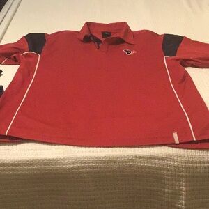 Red and White shirts